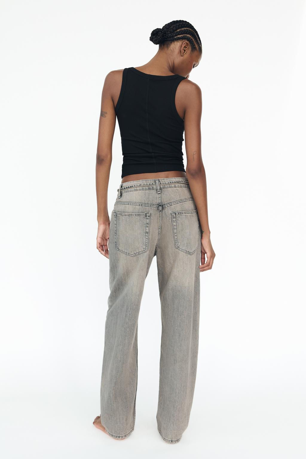 MID-RISE TAILORED BALLOON JEANS - Zara фото 15
