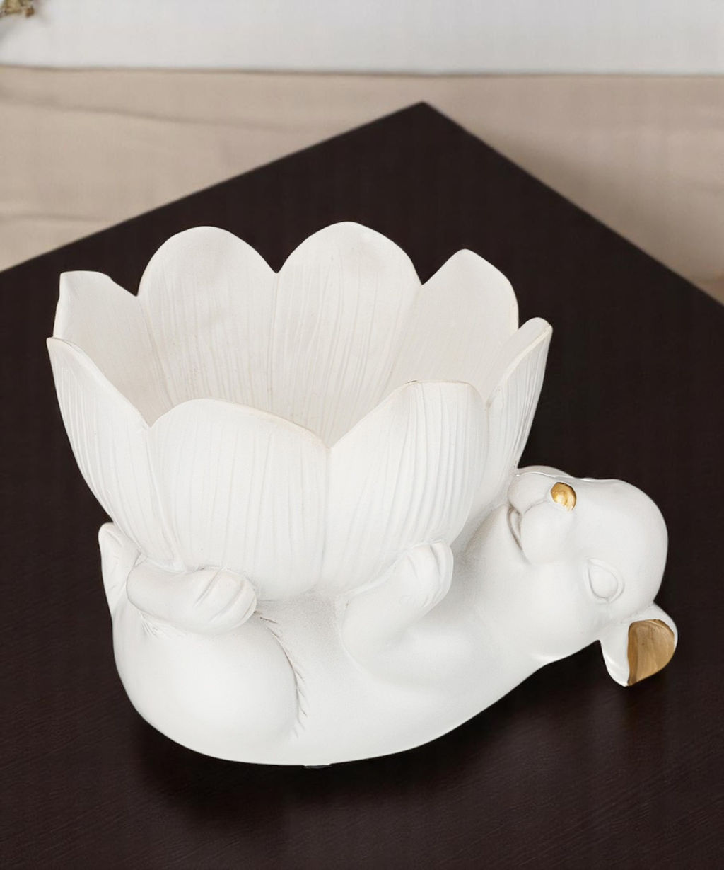 ПОДСТАВКА ДЕКОРАТИВНАЯ ДЛЯ МЕЛОЧЕЙ ЗАЙЧОНОК 21,5*17*16,5 СМ - Lefard фото 5