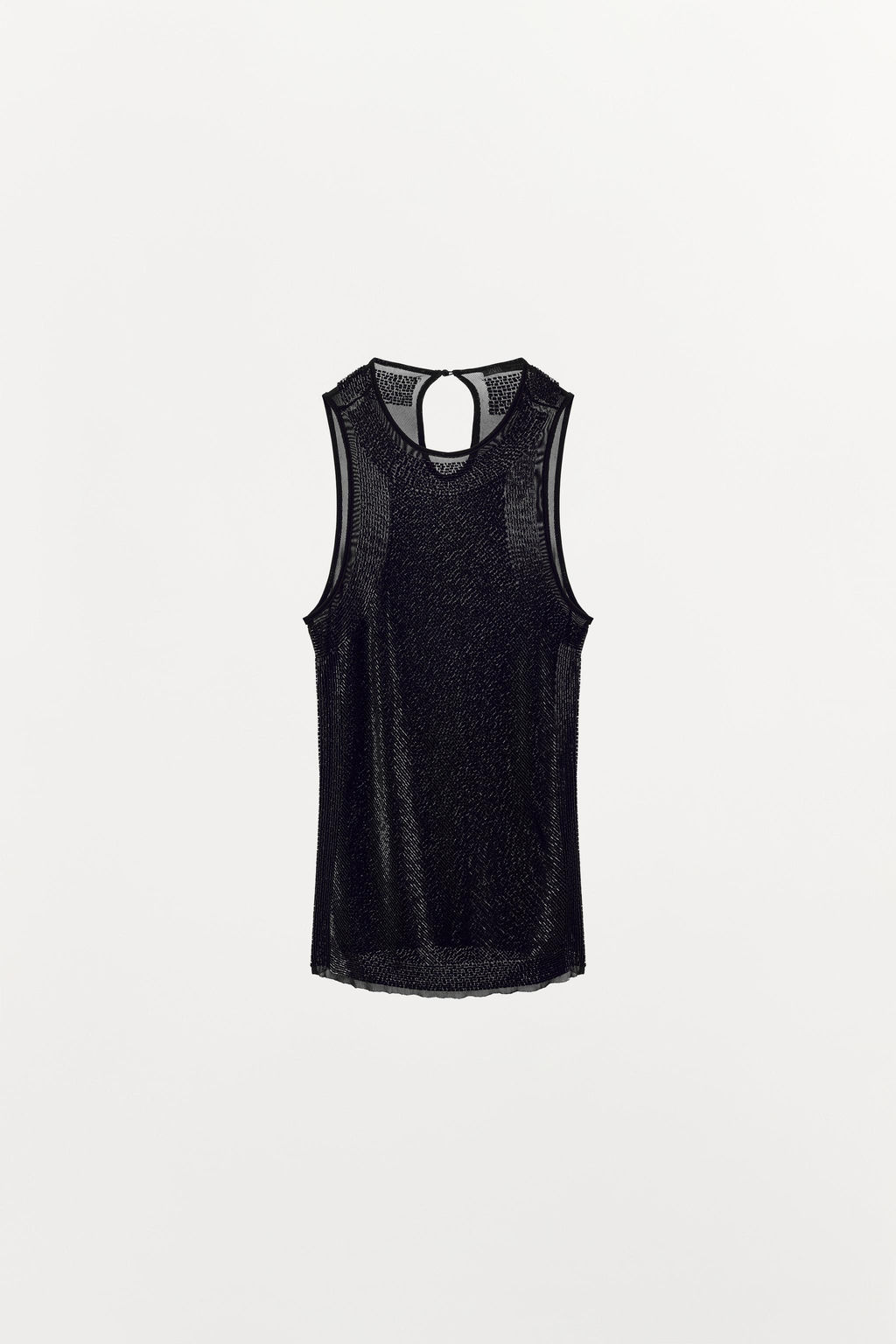 TOP WITH BEADING - Zara фото 6