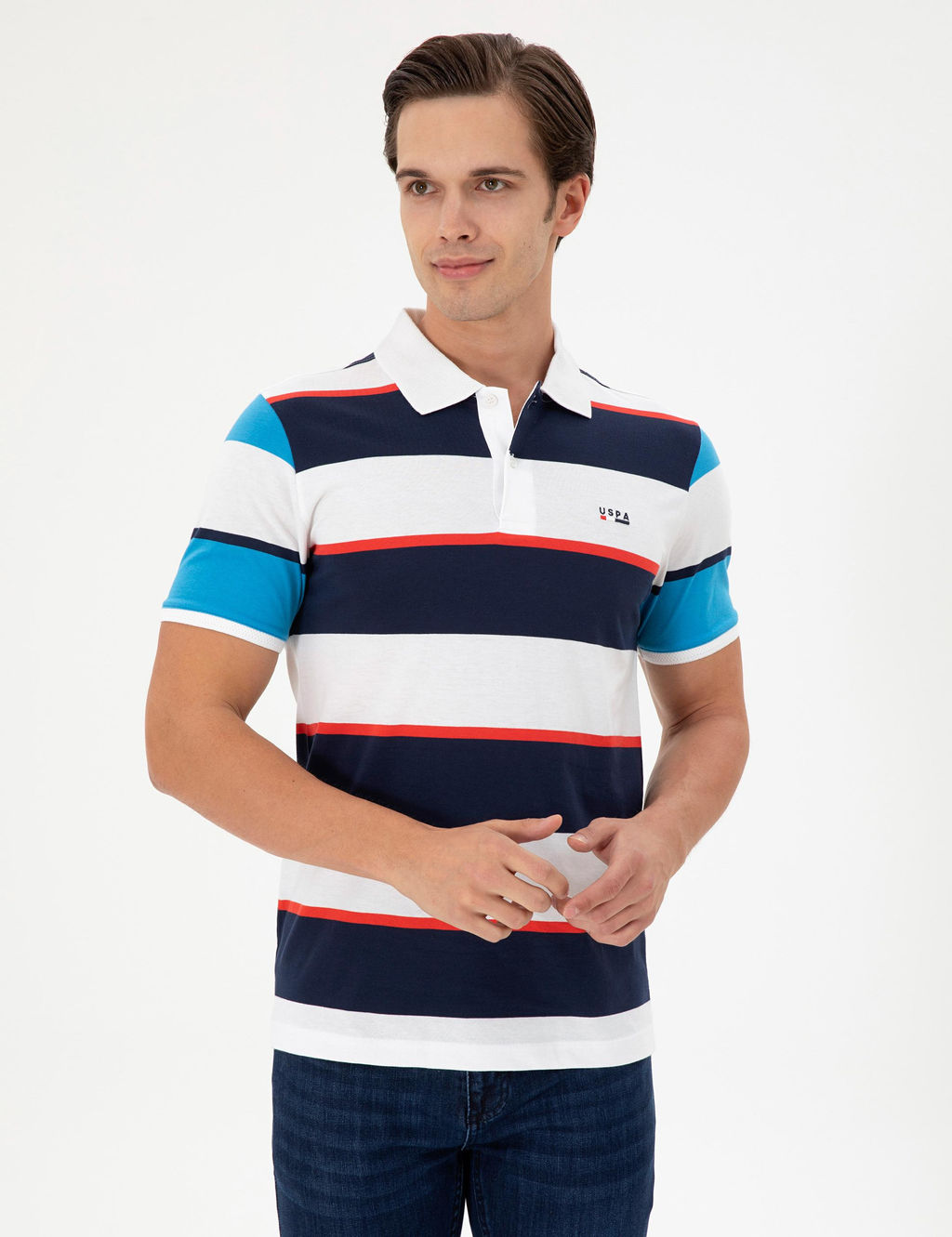 Мужская темно-синяя футболка Неожиданная скидка в корзине - U.s. polo assn фото 3