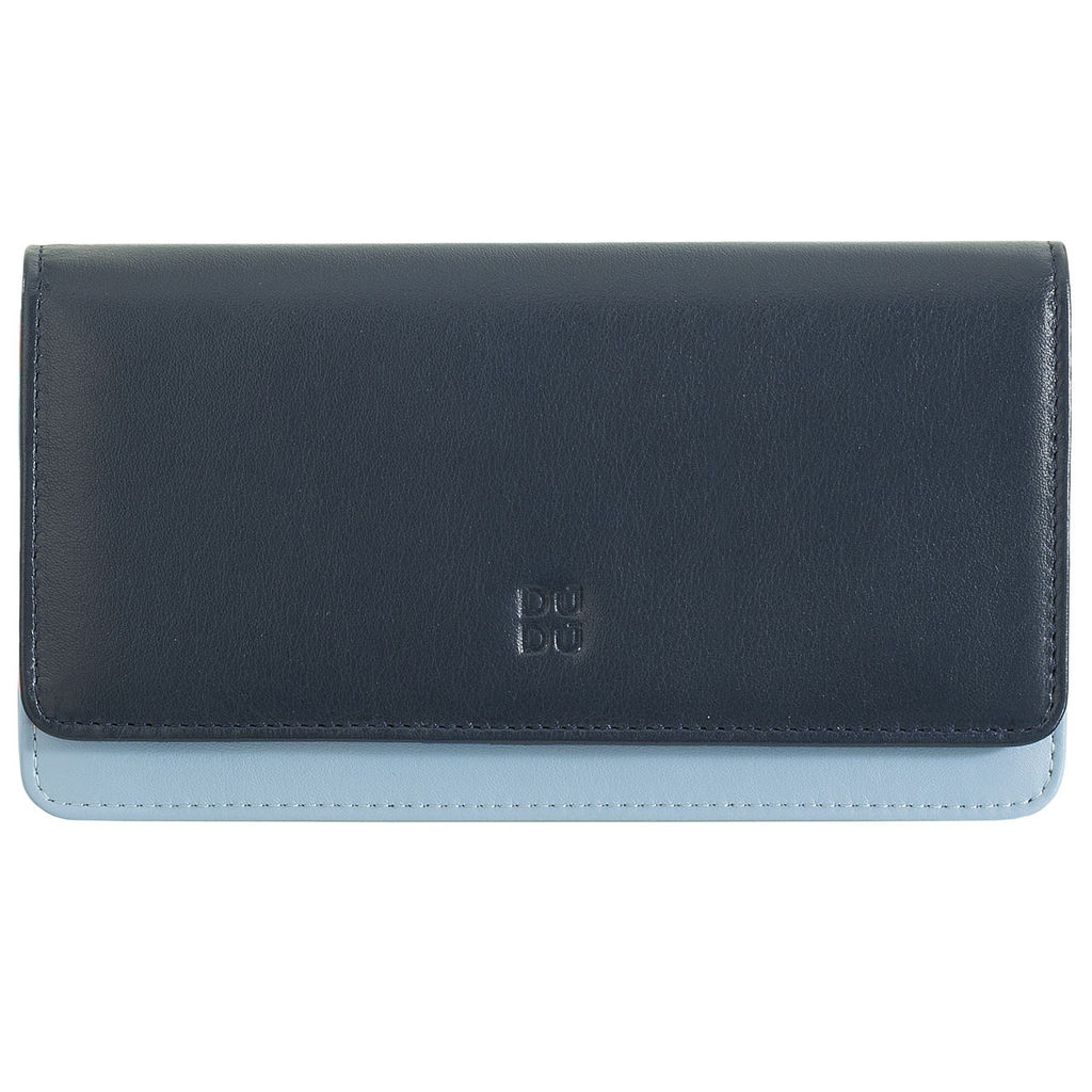 Итальянский женский кожаный кошелек DuDu серии Canarie | морской - Dudubags фото 7