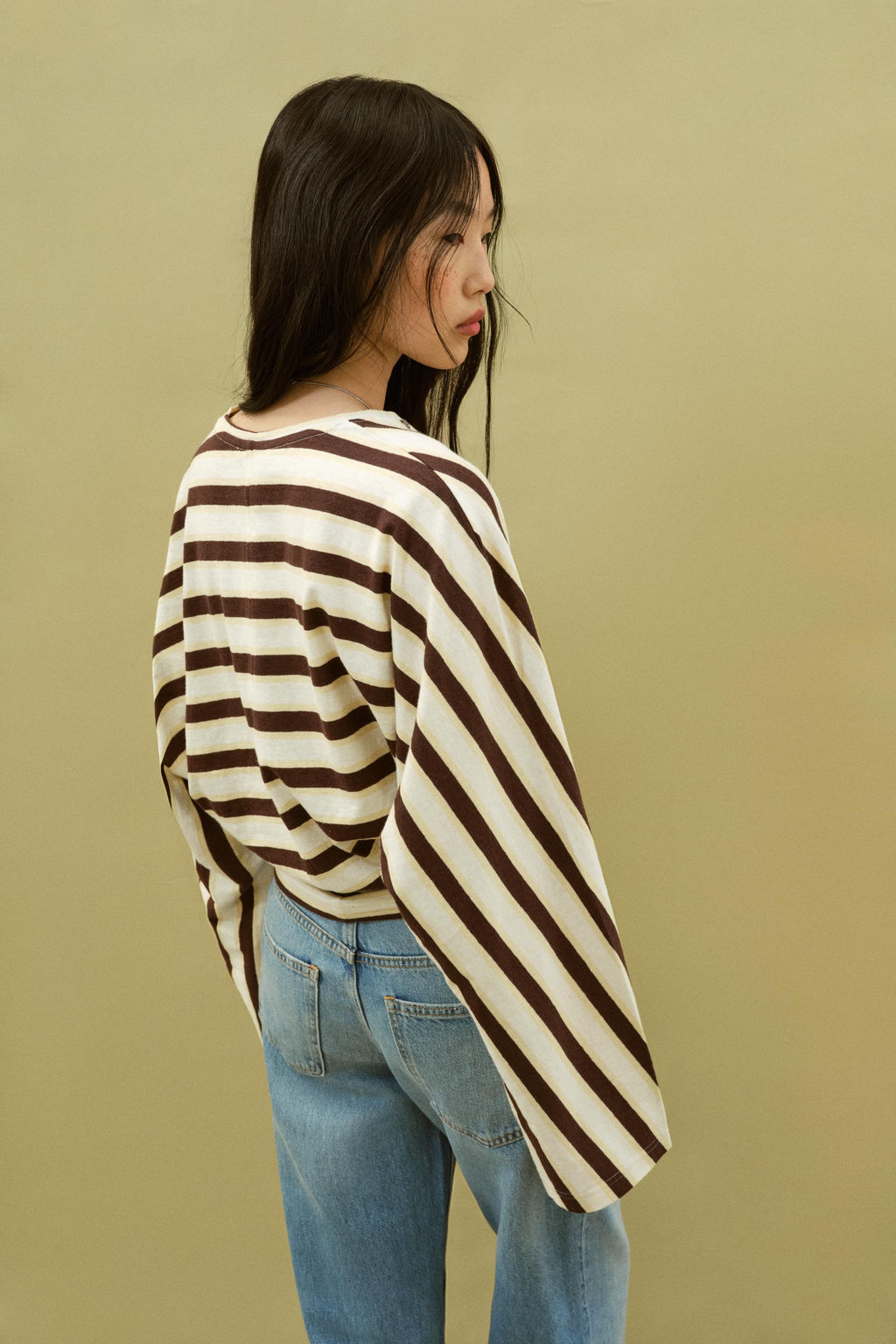 CAMISETA RAYAS ALGOD?N Y LINO / rayas - Zara фото 5