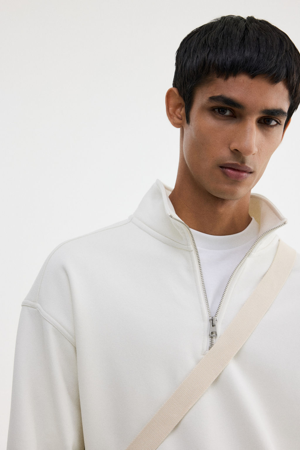 Sudadera con media cremallera Loose Fit - H&m фото 8