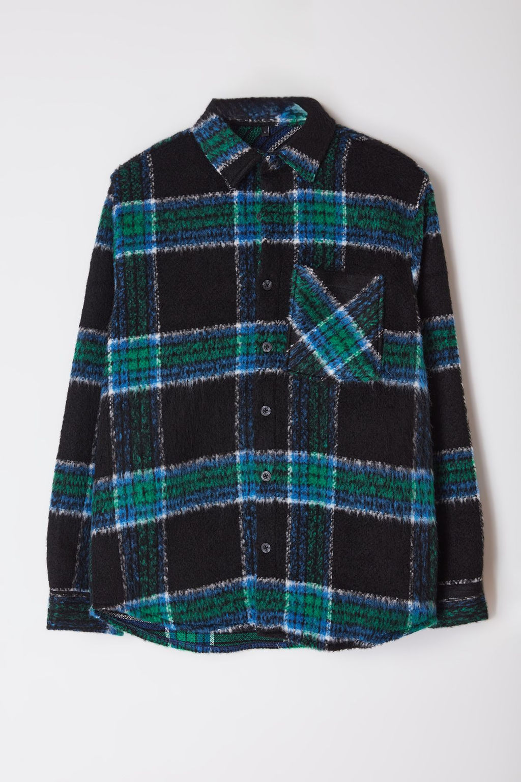 TRENDYOL MAN Ekru Unisex Oversize Fit K?sl?k Kareli Oduncu Gomlek Ceket TMNAW25GO00024 - Trendyolmilla фото 7