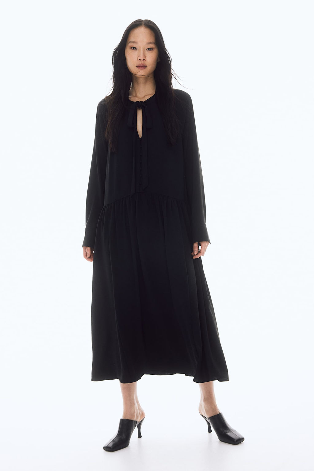 Vestido con lazada - H&m фото 2