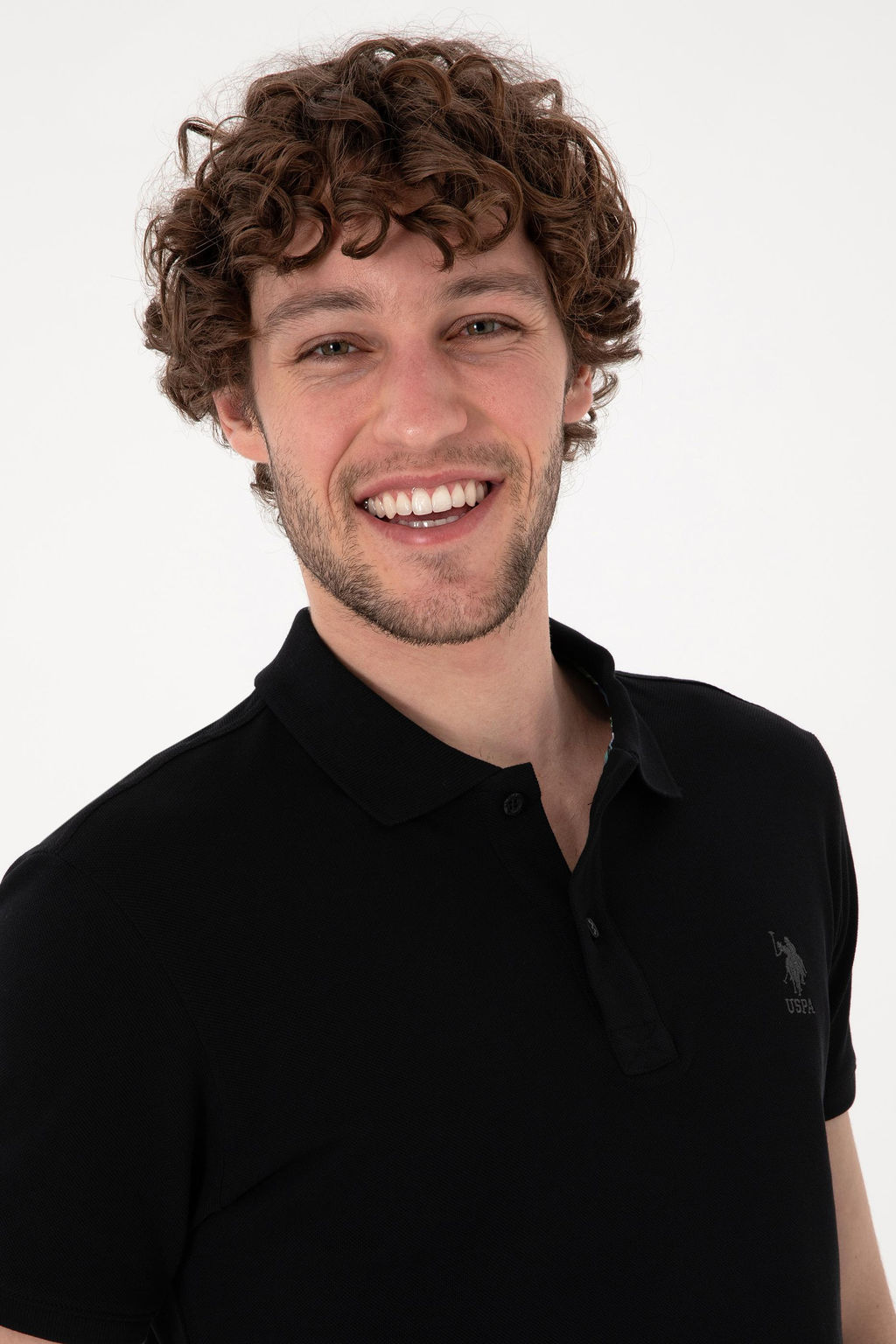 Erkek Slim Fit Polo Yaka A__k Mavi Basic Ti__rt Sepette S_rpriz _ndirim - U.s. polo assn фото 2