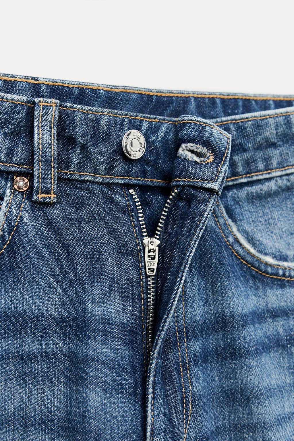 Z1975 REGULAR FIT HIGH-WAIST LONG LENGTH JEANS - Zara фото 11
