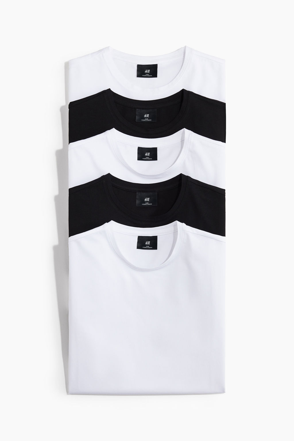 Pack de 5 camisetas Slim Fit - H&m фото 10