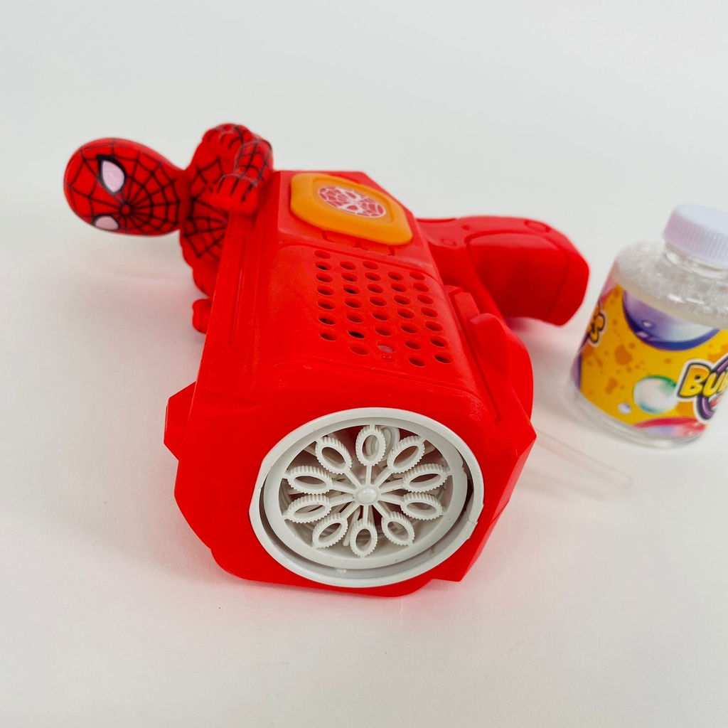 Мыльные пузыри пистолет с супергероем Человек-паук (свет) (арт. 103B) - Storyland фото 5