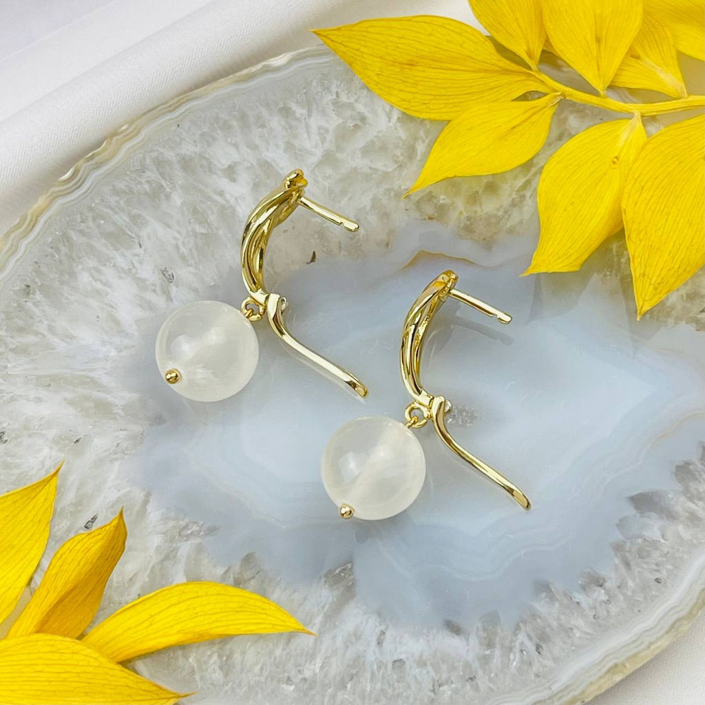 Серьги из Селенита