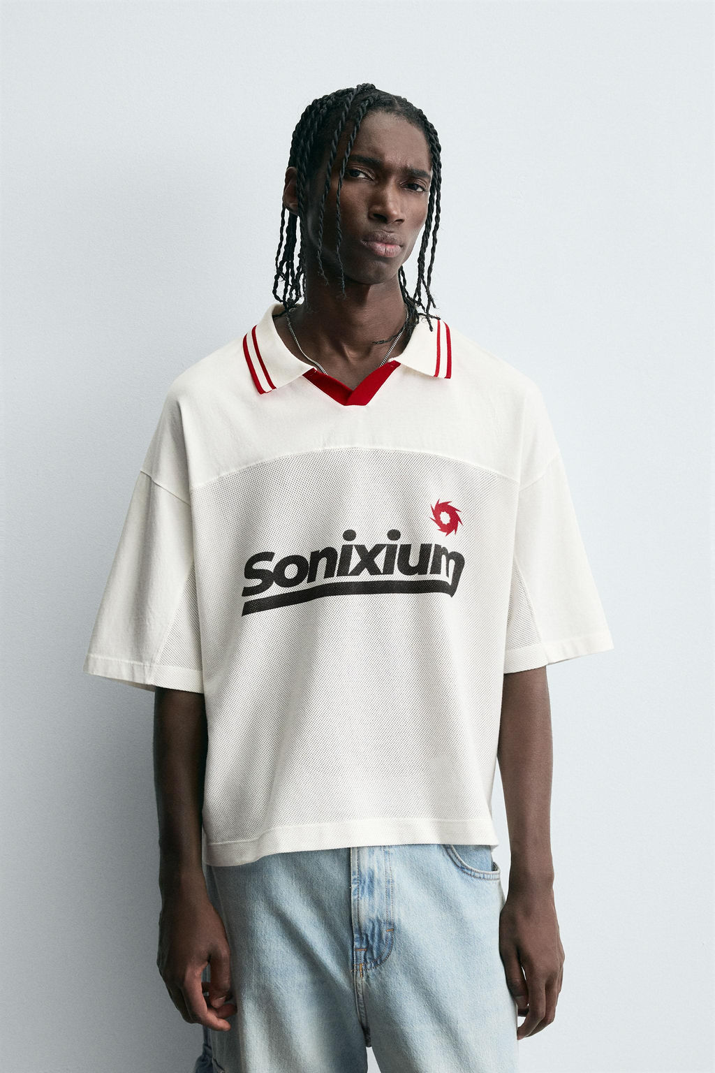 RETRO FOOTBALL PRINT POLO SHIRT - Zara фото 2