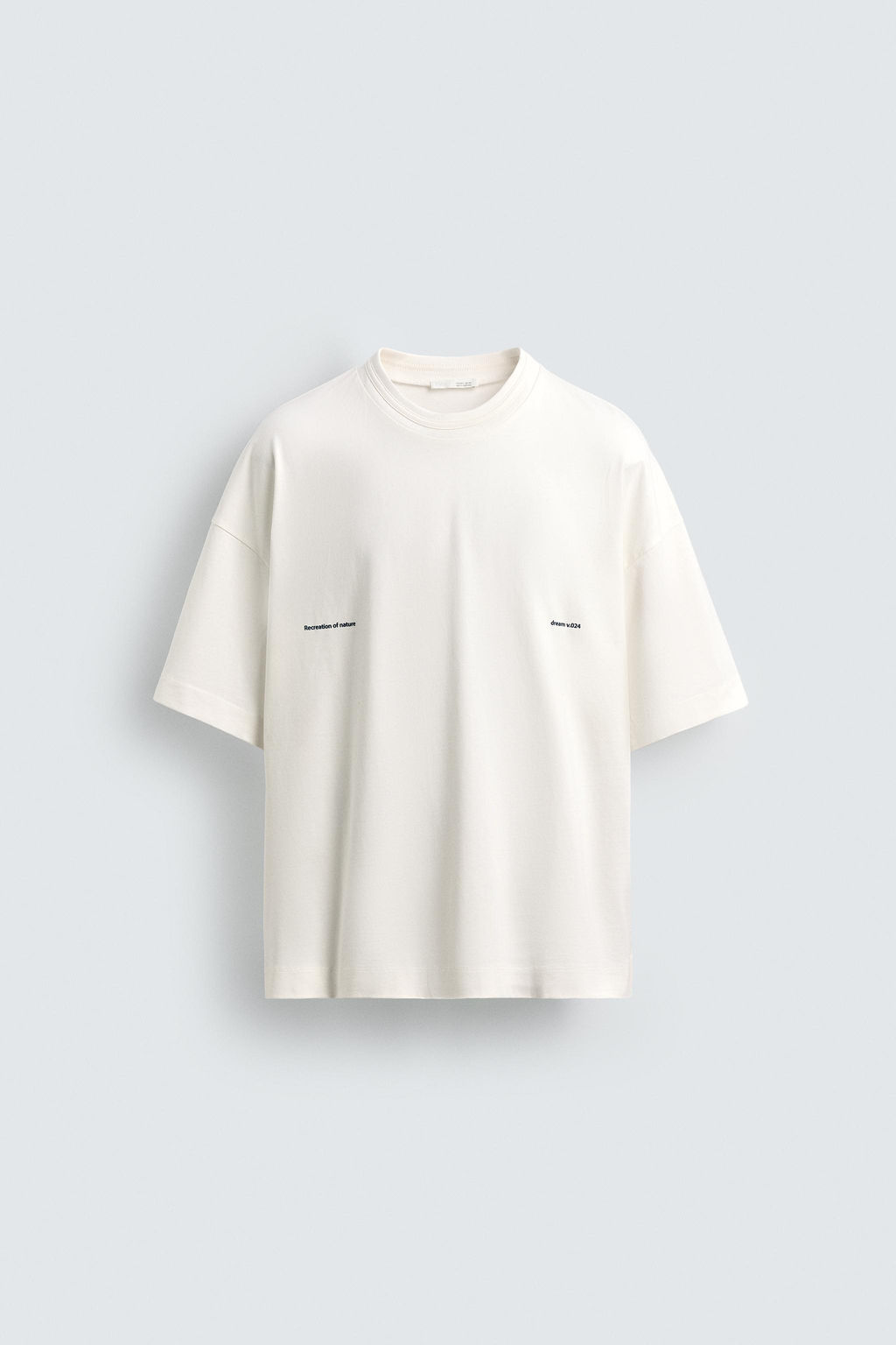 CONTRAST PRINT T-SHIRT - Zara фото 7