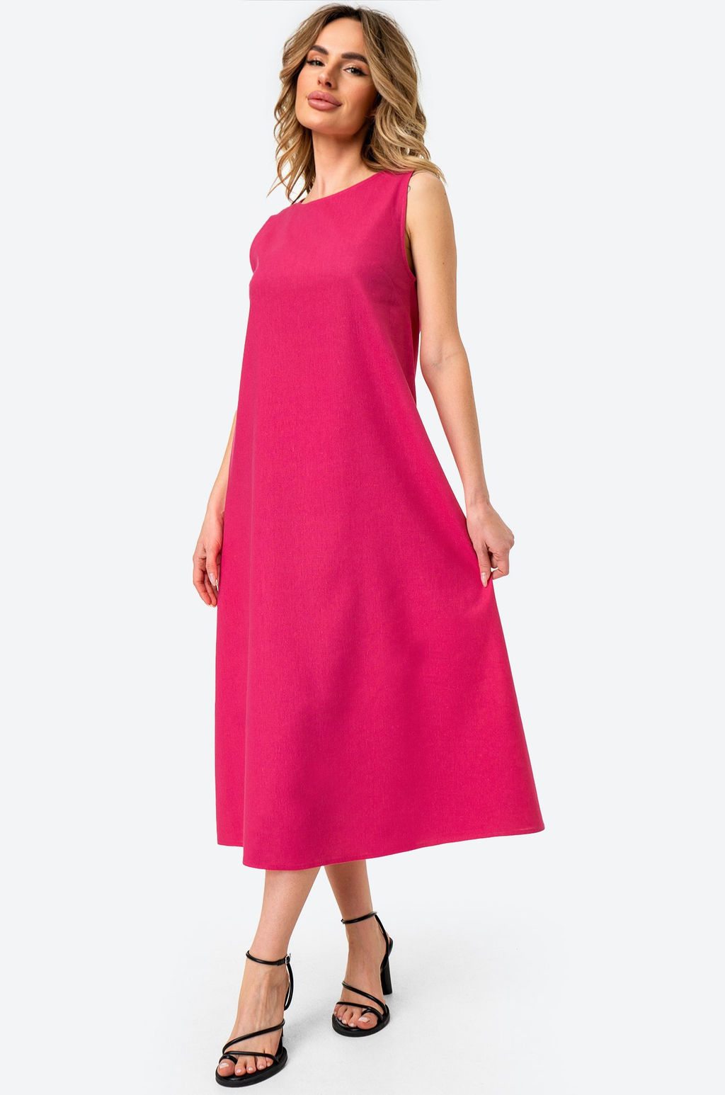 Женское льняное платье Happyfox