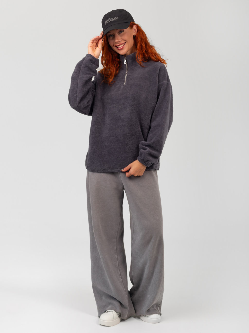 Толстовка женская футер начес 3-х нитка ТЕДДИ ГРАФИТ - Domtrik фото 3