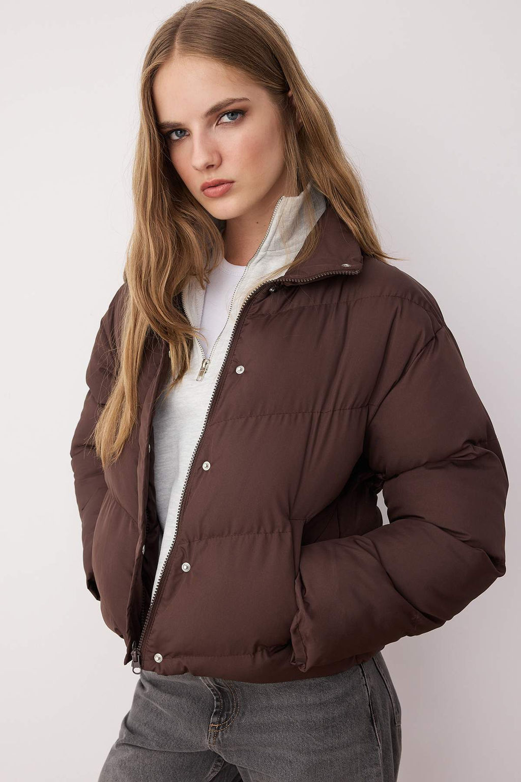 TRENDYOLMILLA Siyah Regular Su Itici Sisme Mont TWOAW24MO00048  фото 46