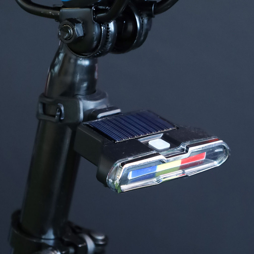 Фонарь задний интеллектуальный COMIRON FLASHER корпус: ABS; свет LED; аккум подзарядка от солнца, Type-C, влагозащита IPX7. /уп100/ - Галеонтрейд фото 4