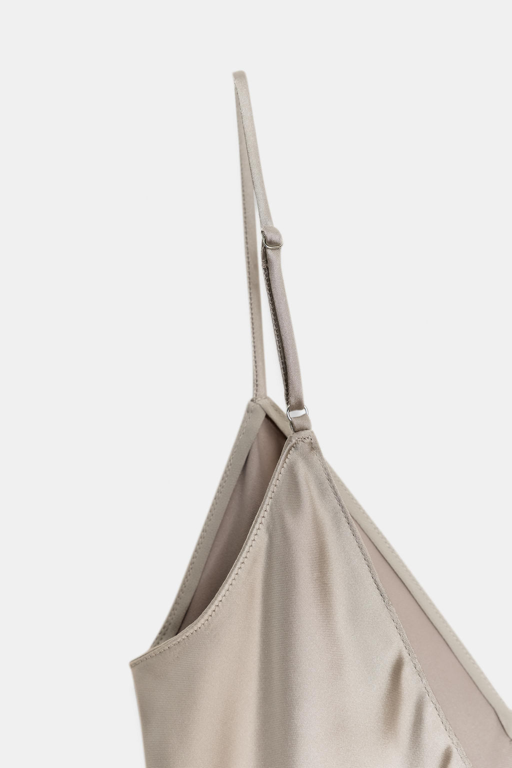 ASYMMETRIC SATIN LACE DRESS