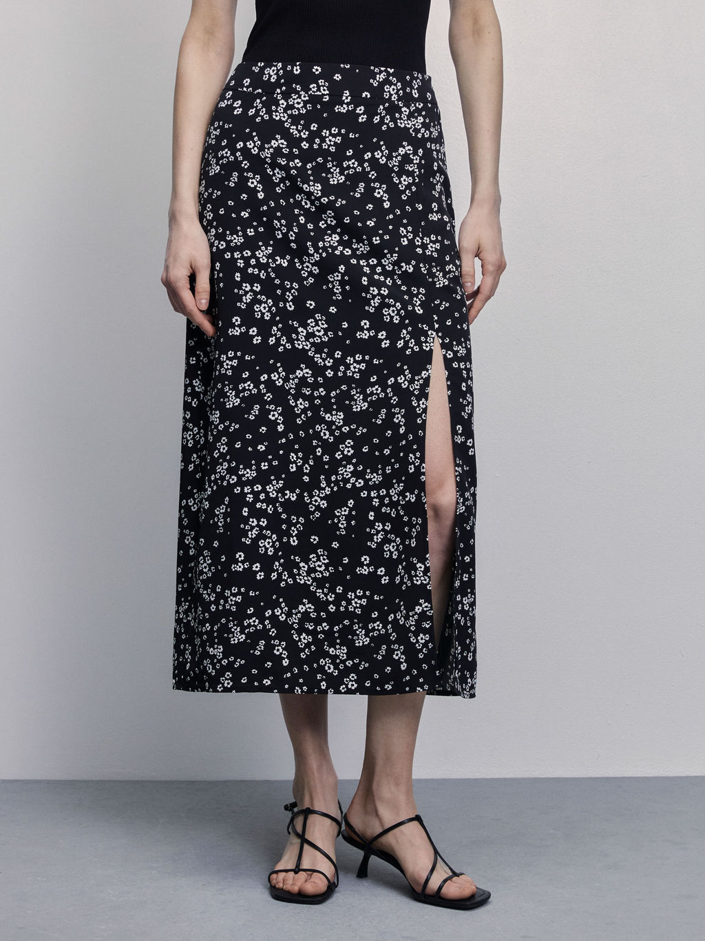 Юбка миди с разрезом / Zarina  фото 2