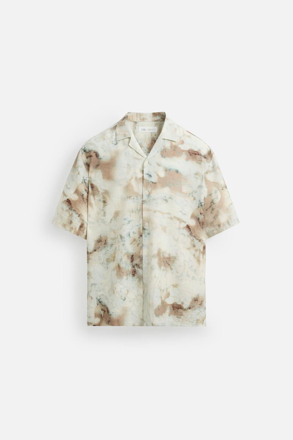 ABSTRACT PRINT SHIRT - Zara фото 7