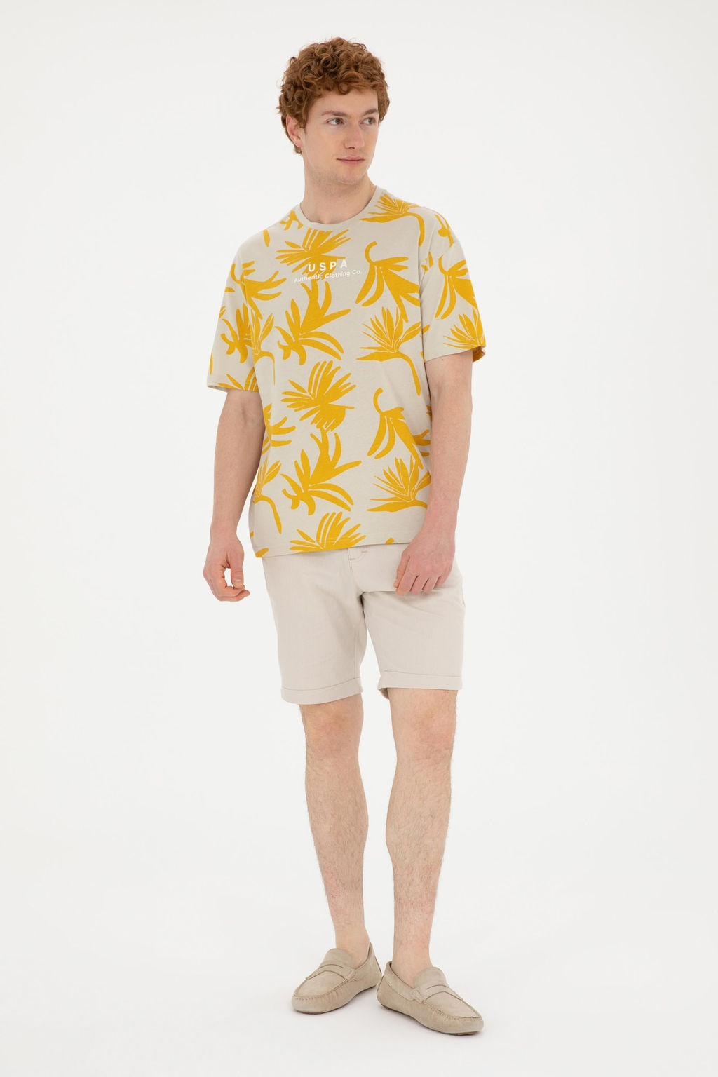 Erkek Comfort Fit Bisiklet Yaka Ta_ Ti__rt