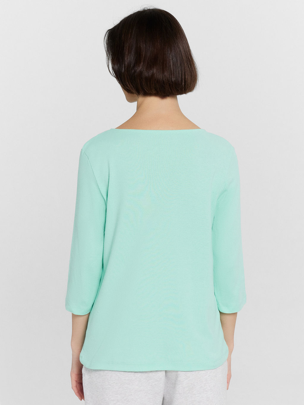 Лонгслив женский мятный мята 122650 - Mark formelle фото 4