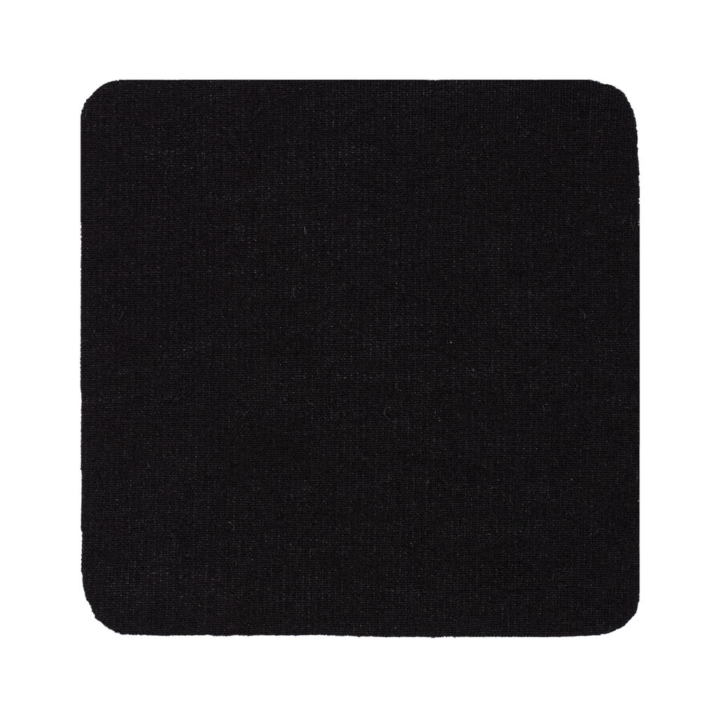 Термоаппликация BLITZ Термозаплатка квадрат трикотаж 12х12 см 4 шт 01 черный