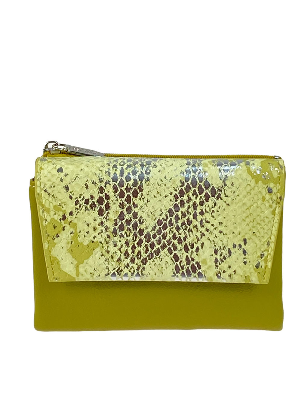 Женский кошелек с фермуаром из натуральной кожи, мультицвет - Greta фото 29