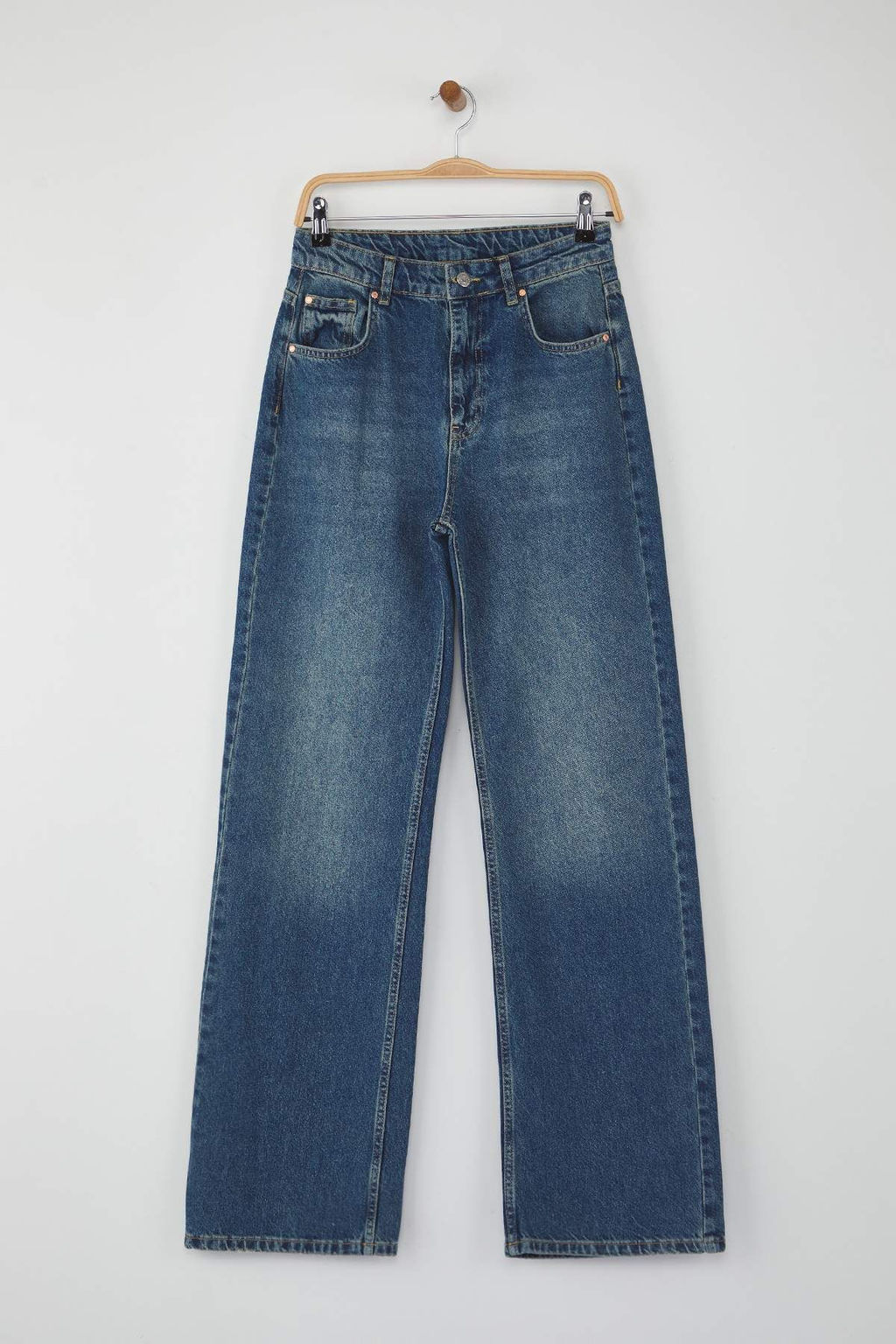 Mavi Yuksek Bel Genis Paca Wide Leg Jeans TWOAW26JE00082 - Trendyolmilla фото 5