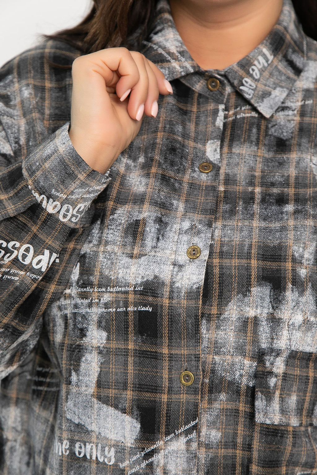 Рубашка хлопковая Шэрри - Lt collection фото 14