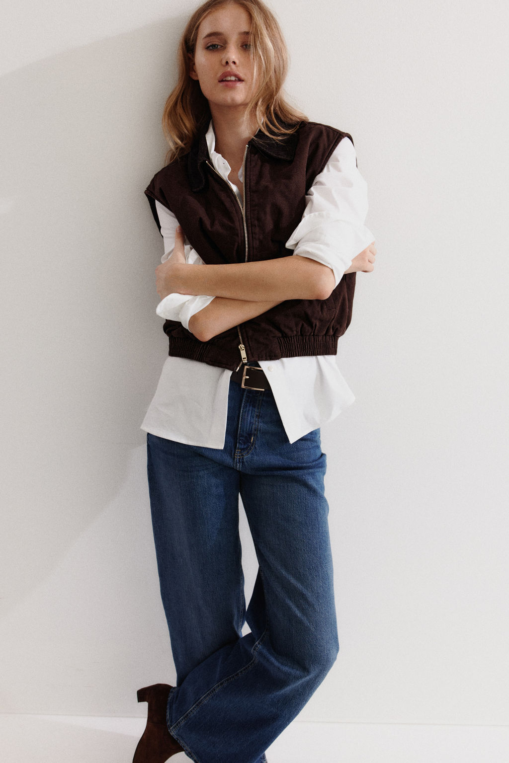 Chaleco con cuello de pana - H&m фото 3