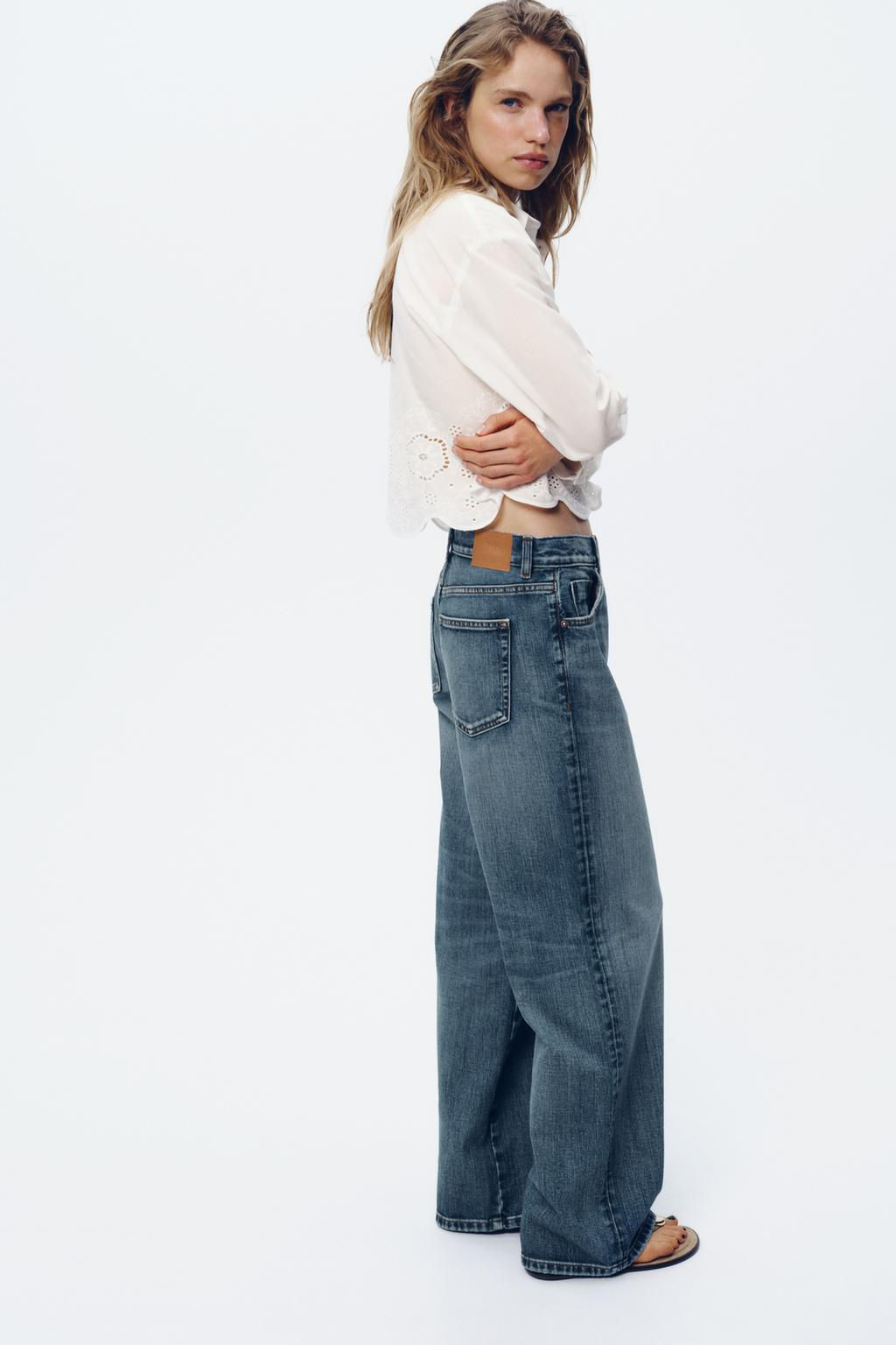 Z1975 STRAIGHT MID-WAIST FULL LENGTH JEANS - Zara фото 3