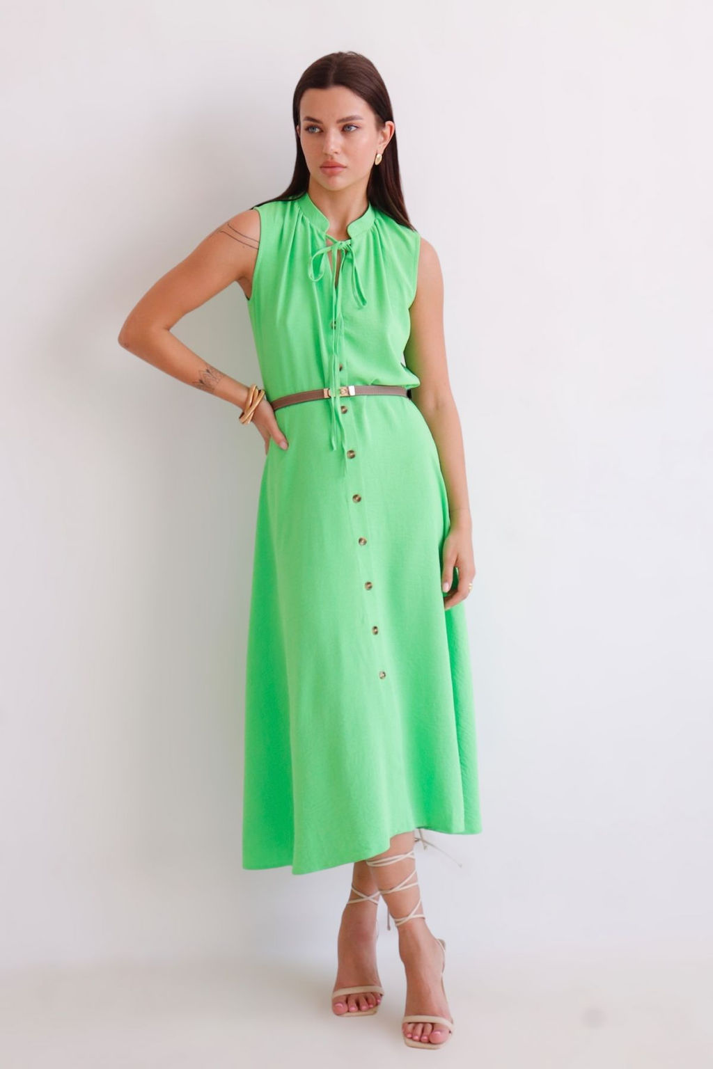 Платье, как из к/ф Красотка, салатовое - Martichelli фото 16