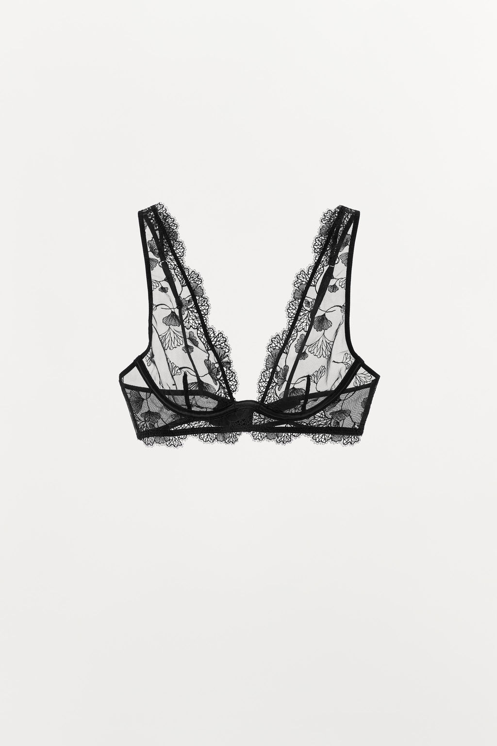 UNDERWIRED LACE BRA - Zara фото 6