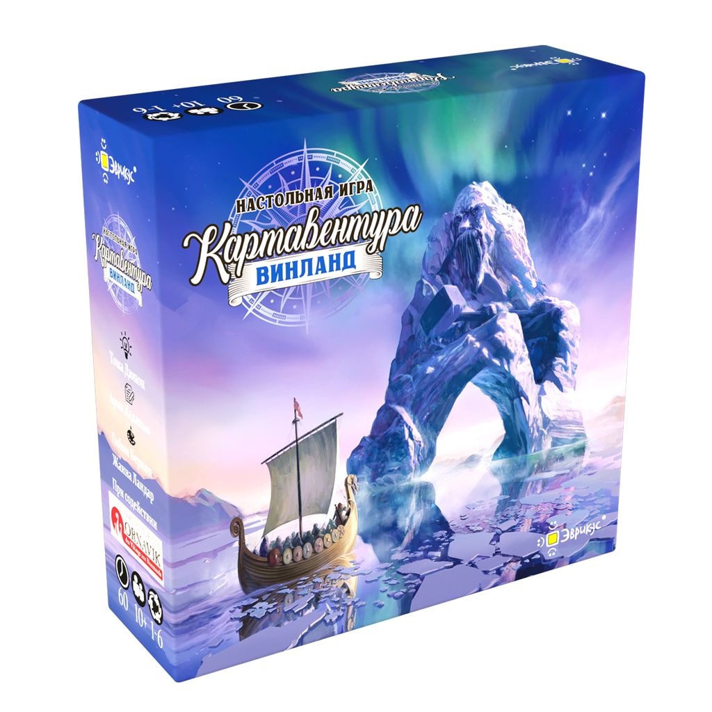Эврикус. Наст. игра "Картавентура Винланд" арт.BG-11078 ( 850 ) /24