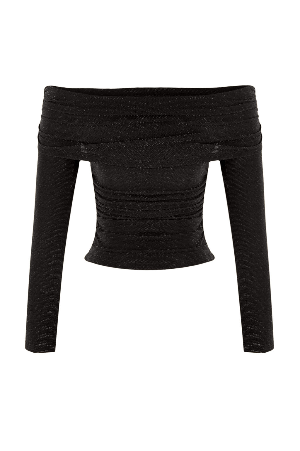 Alt?n Carmen Yaka Simli Orme Party Bluz TPRSS26BZ00002 - Trendyolmilla фото 11