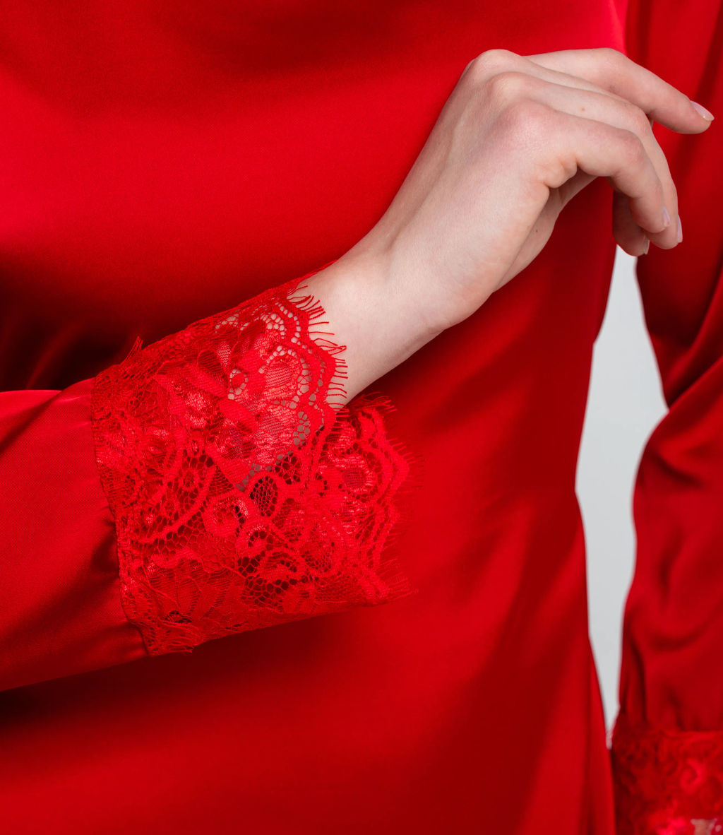 Платье #КТ982 (1), красный - Dommod фото 5