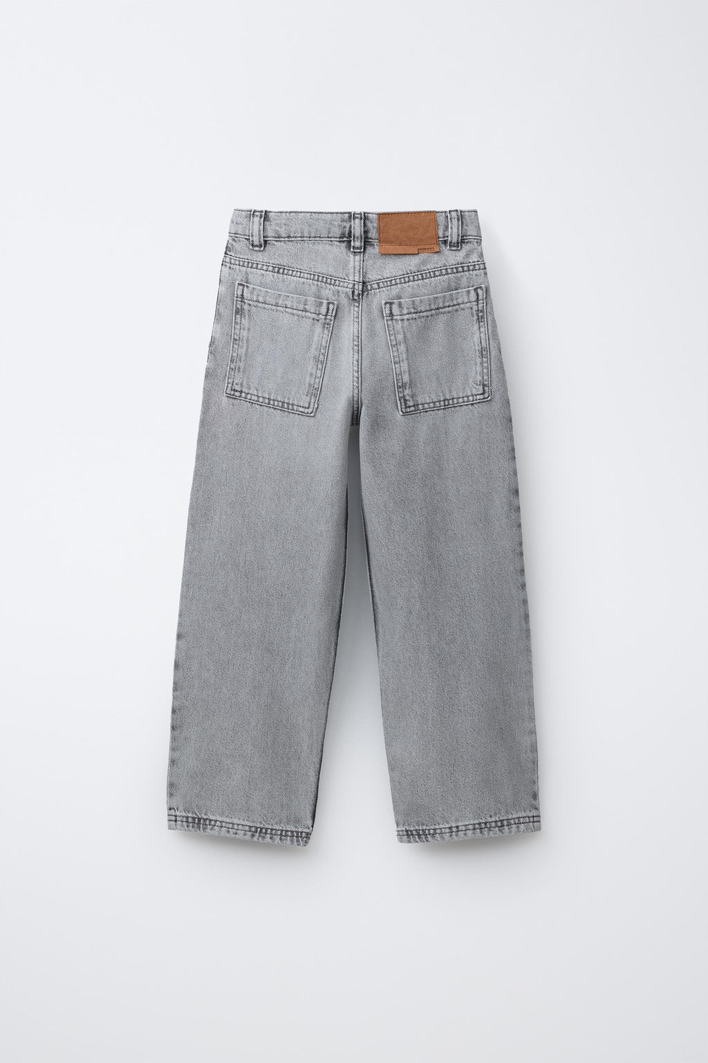 JEANS RELAXED BAGGY / Gris claro - Zara фото 2