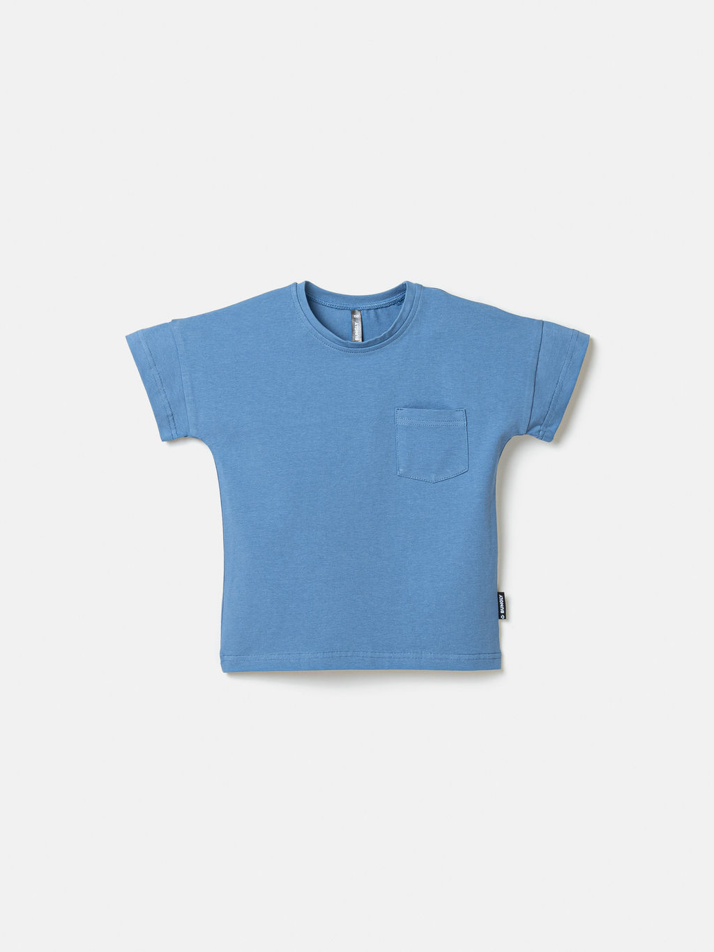 Футболка базовая Деним с карманом