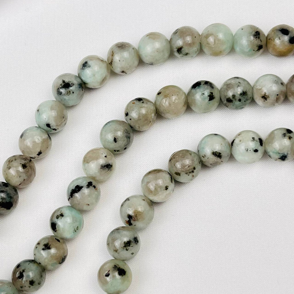 Бусины для украшений из перепелиной Яшмы (45 бусин)