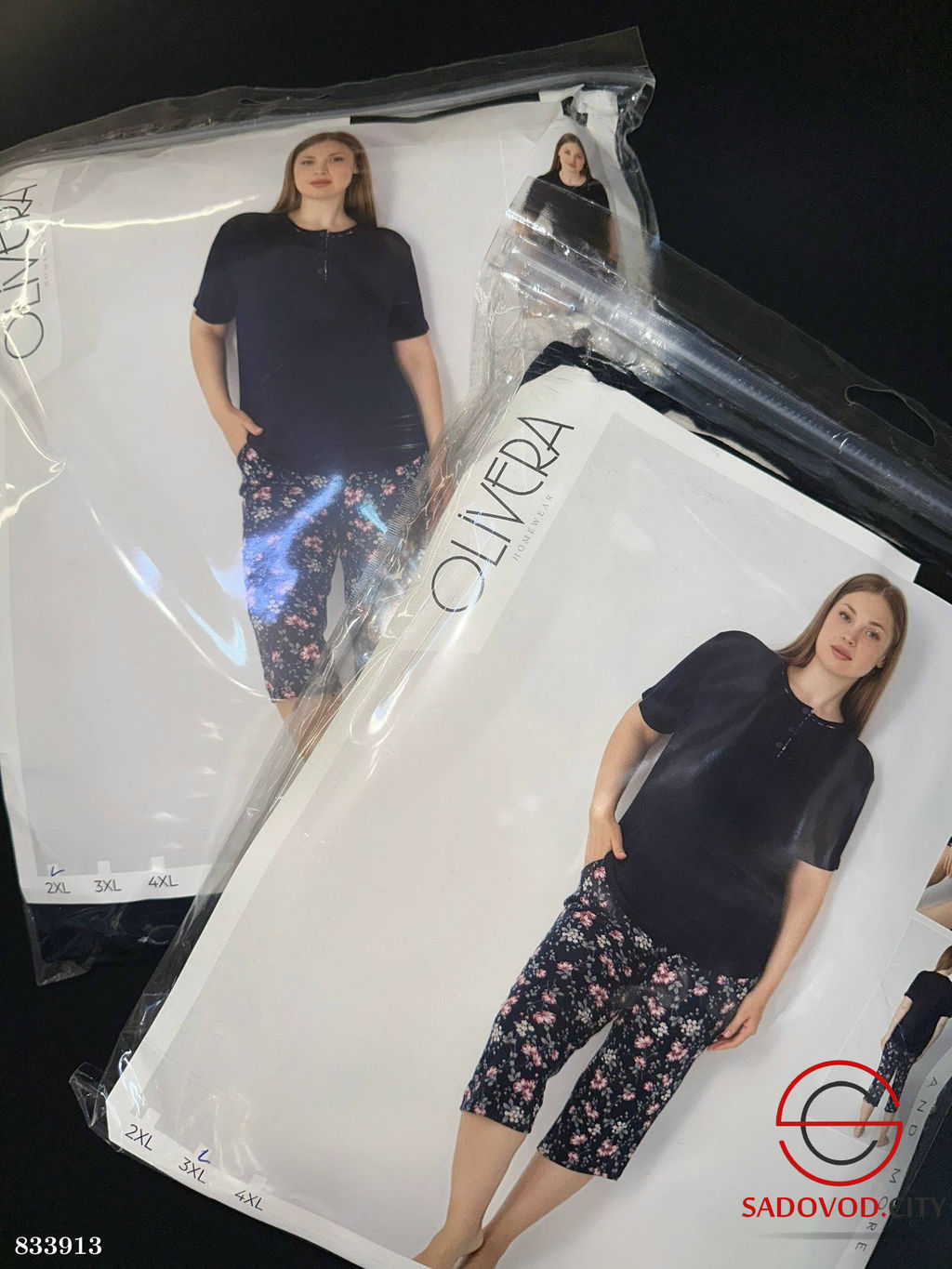 Пижама с капри домашняя