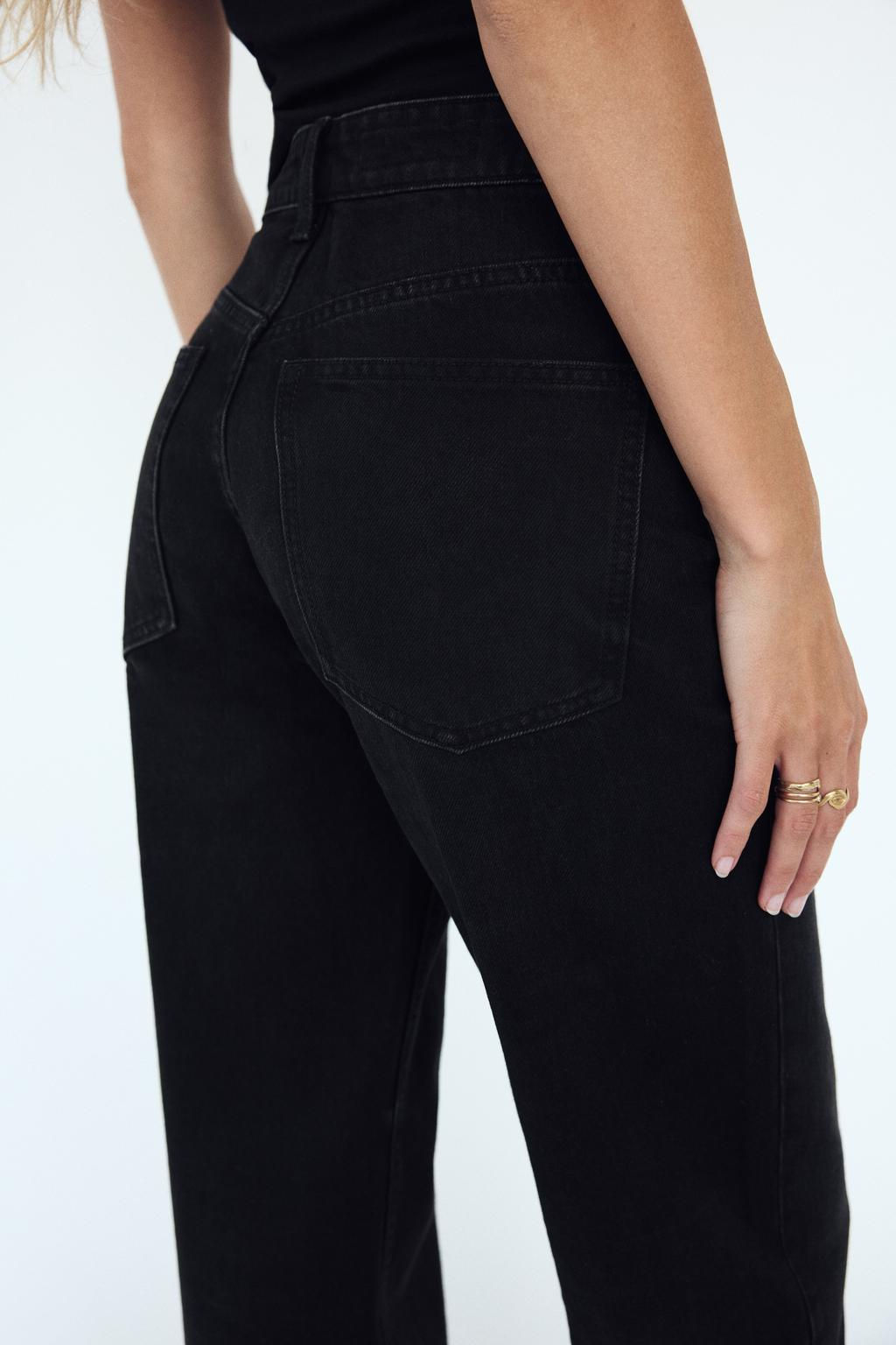 TRF MOM FIT HIGH-WAIST JEANS - Zara фото 6