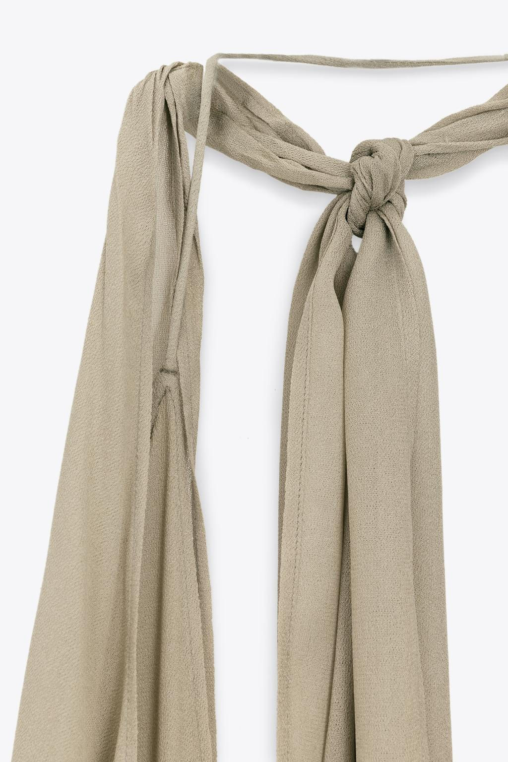LIMITED EDITION VOLUMINOUS HALTERNECK MAXI DRESS - Zara фото 5