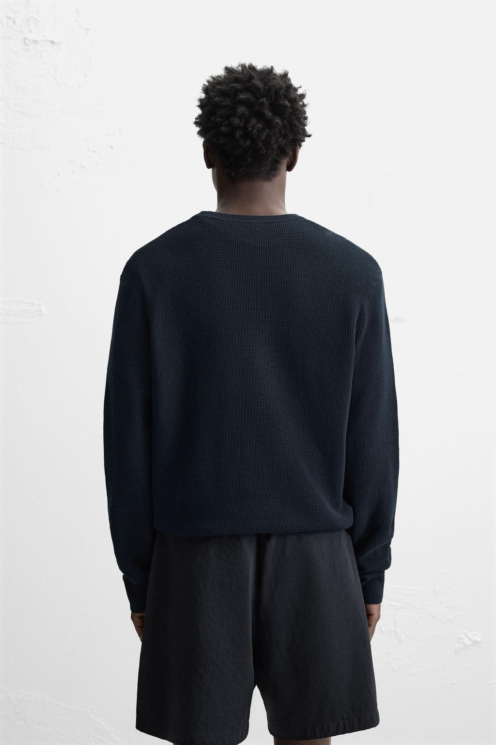 REGULAR FIT TEXTURED SWEATER - Zara фото 3