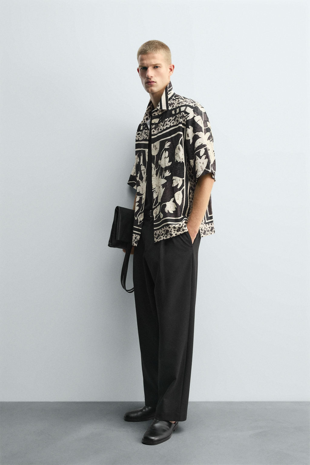 LEAF PRINT SHIRT - Zara фото 4