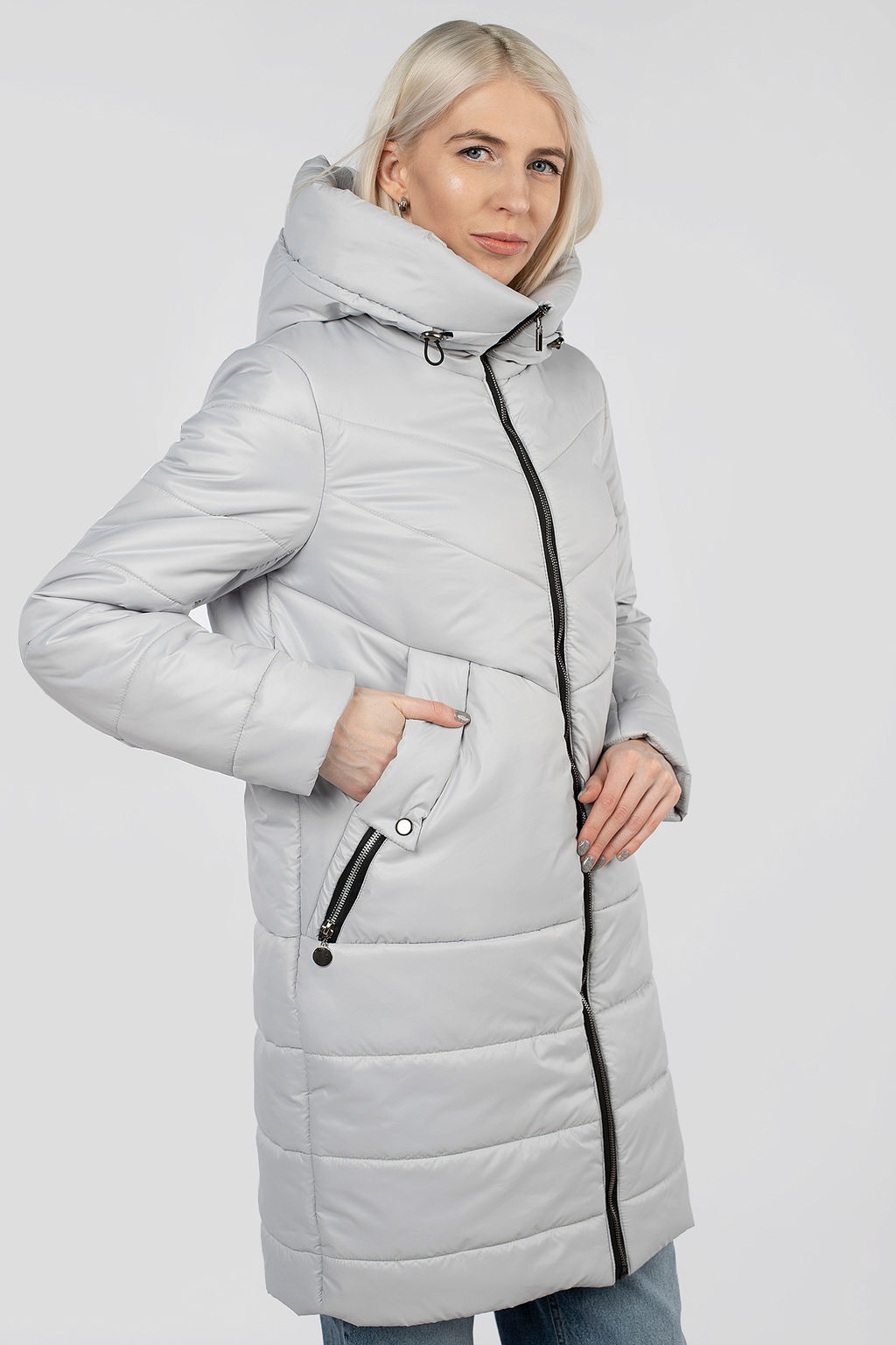 Куртка женская демисезонная (синтепон 200) - El podio фото 7