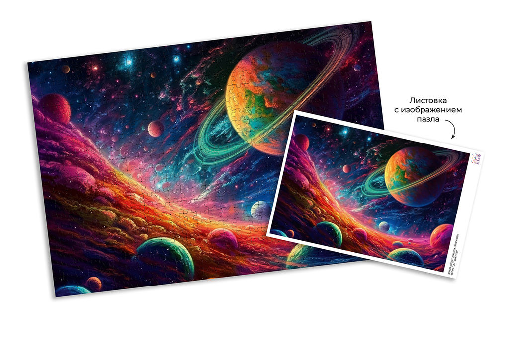 ФРЕЯ Пазл 500 элемент. PZL-500/49 Неоновый космос
