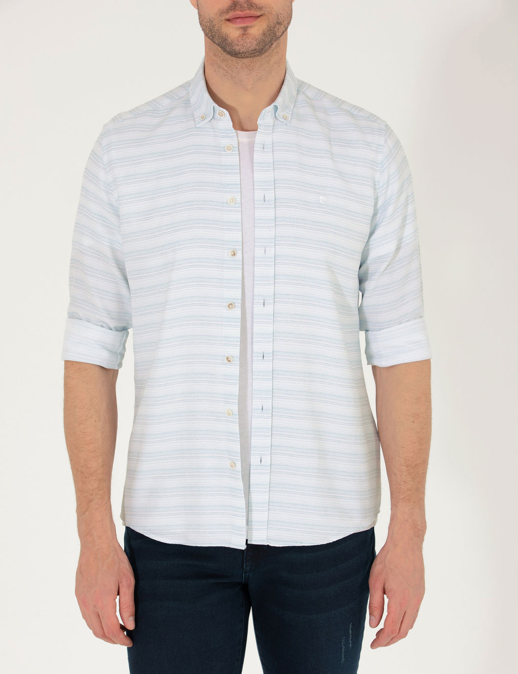 Z_mr_t Slim Fit Uzun Kollu G_mlek