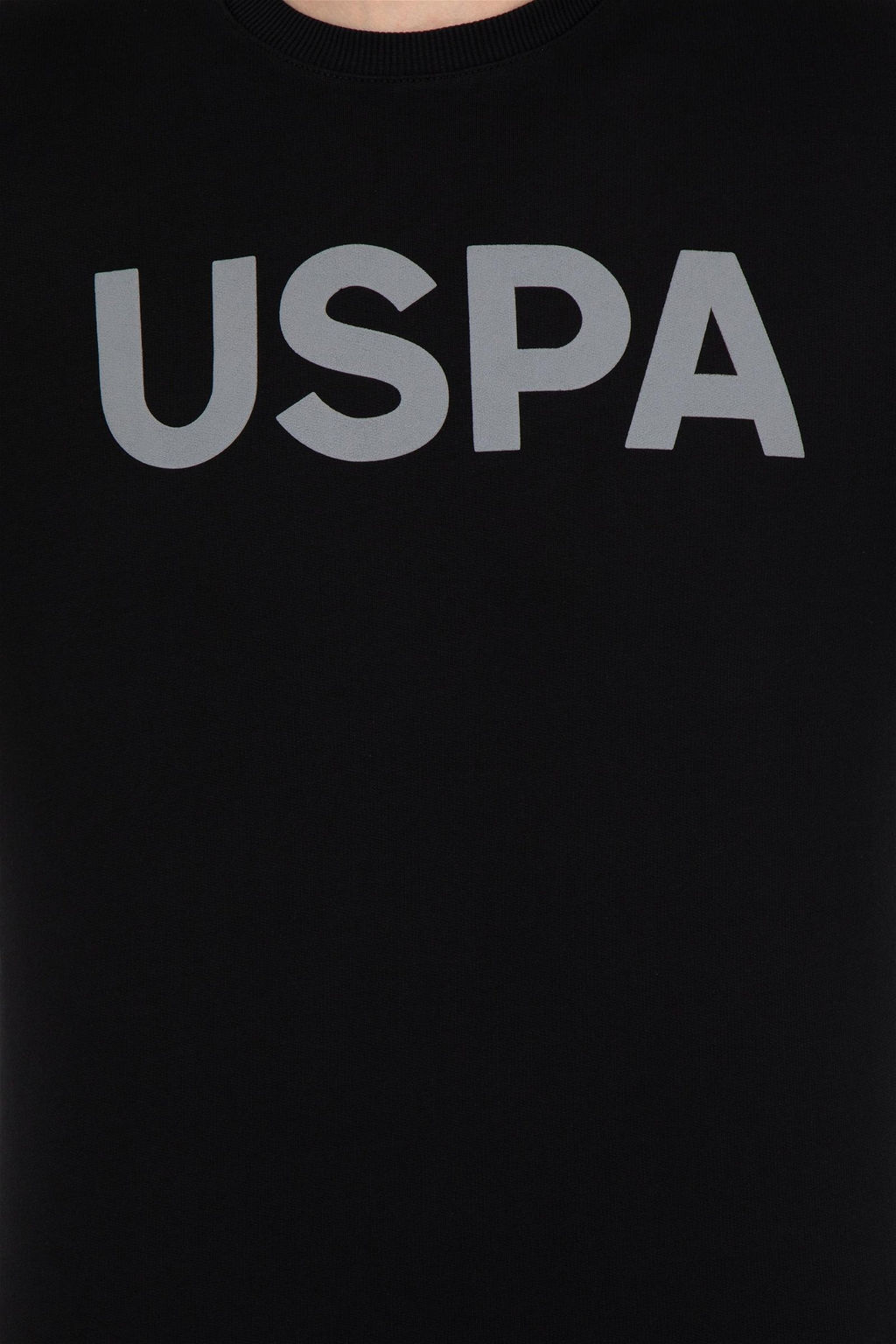 Мужской черный базовый свитшот - U.s. polo assn фото 6