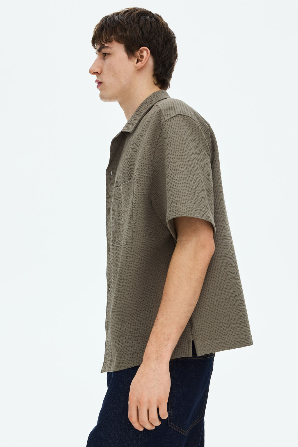 Camisa resort gofrada Relaxed Fit - H&m фото 7