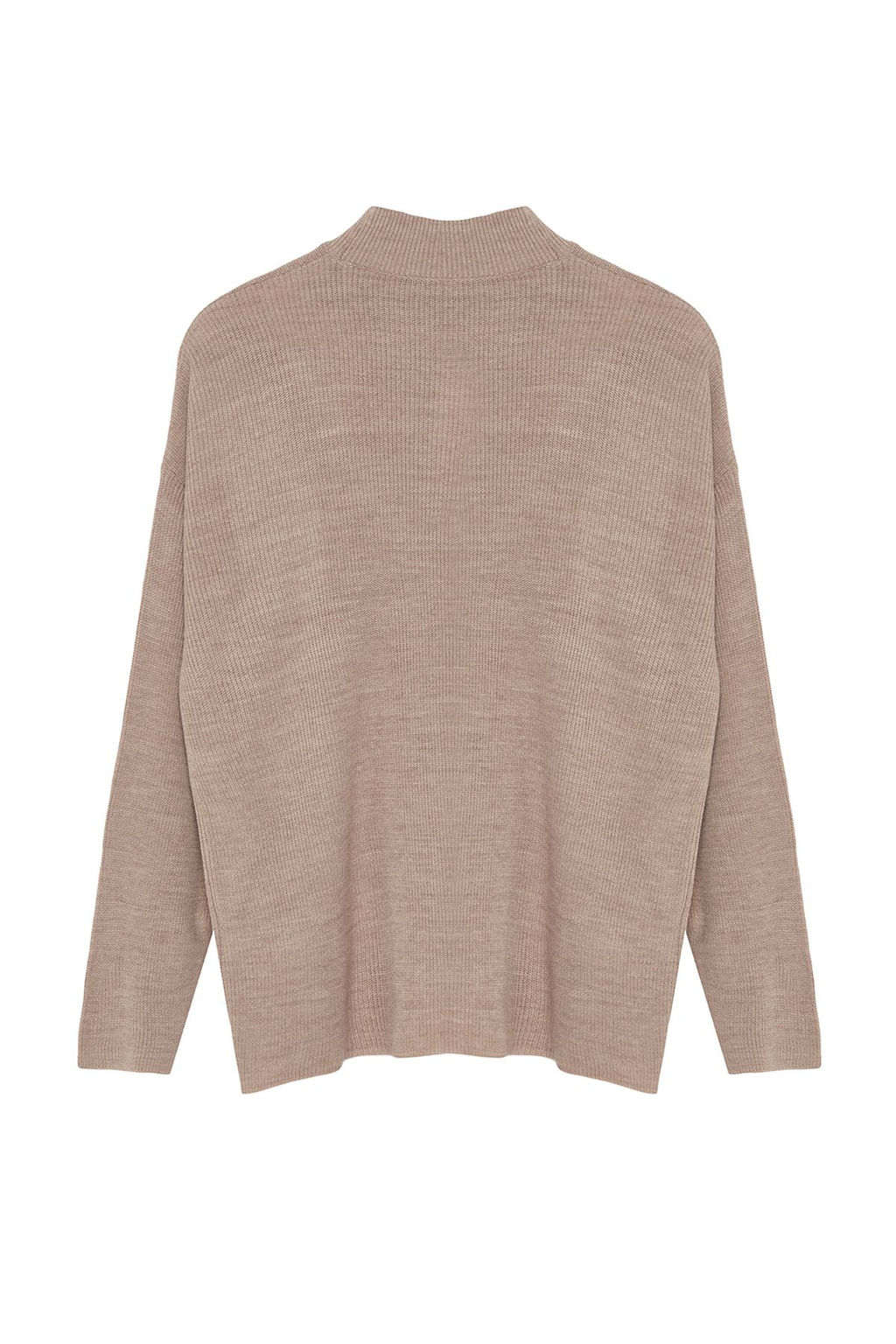 Vizon Genis Kal?p Pencere/Cut Out Triko Kazak TWOAW24KZ00342 - Trendyolmilla фото 7